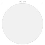 vidaXL Folie de protecție masă, mat, Ø 90 cm, PVC, 2 mm vidaXL Folie de protecție masă, mat, Ø 90 cm, PVC, 2 mm