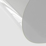 vidaXL Folie de protecție masă, transparent, Ø 110 cm, PVC, 2 mm vidaXL Folie de protecție masă, transparent, Ø 110 cm, PVC, 2 mm