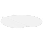 vidaXL Folie de protecție masă, transparent, Ø 110 cm, PVC, 2 mm vidaXL Folie de protecție masă, transparent, Ø 110 cm, PVC, 2 mm