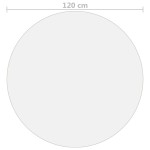 vidaXL Folie de protecție masă, mat, Ø 120 cm, PVC, 2 mm vidaXL Folie de protecție masă, mat, Ø 120 cm, PVC, 2 mm