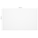 vidaXL Folie de protecție masă, mat, 100 x 60 cm, PVC, 2 mm vidaXL Folie de protecție masă, mat, 100 x 60 cm, PVC, 2 mm