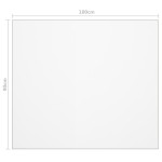 vidaXL Folie de protecție masă, mat, 100 x 90 cm, PVC, 2 mm vidaXL Folie de protecție masă, mat, 100 x 90 cm, PVC, 2 mm