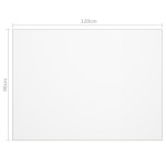 vidaXL Folie de protecție masă, transparent, 120 x 90 cm, PVC, 2 mm vidaXL Folie de protecție masă, transparent, 120 x 90 cm, PVC, 2 mm