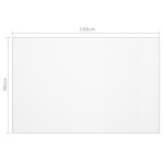 vidaXL Folie de protecție masă, transparent,140 x 90 cm, PVC, 2 mm vidaXL Folie de protecție masă, transparent,140 x 90 cm, PVC, 2 mm
