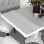 vidaXL Folie de protecție masă, mat, 180 x 90 cm, PVC, 2 mm vidaXL Folie de protecție masă, mat, 180 x 90 cm, PVC, 2 mm