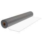 vidaXL Rolă folie protecție masă, transparent, 0,9x15 m, PVC, 1,6 mm