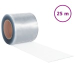 vidaXL Rolă de perdea din benzi, 2 mm x 200 mm, PVC, 25 m vidaXL Rolă de perdea din benzi, 2 mm x 200 mm, PVC, 25 m