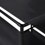 vidaXL Raft pentru expunere în scări, 130x45x170 cm, material textil