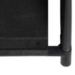 vidaXL Raft pentru expunere în scări, 130x45x170 cm, material textil