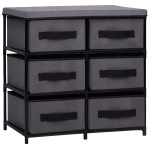 vidaXL Dulap depozitare cu 6 sertare, gri, 55x29x55 cm, oțel vidaXL Dulap depozitare cu 6 sertare, gri, 55x29x55 cm, oțel