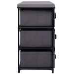 vidaXL Dulap depozitare cu 6 sertare, gri, 55x29x55 cm, oțel vidaXL Dulap depozitare cu 6 sertare, gri, 55x29x55 cm, oțel