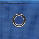 vidaXL Cutii depozitare cu capace 4 buc. albastru, 32x32x32 cm, textil