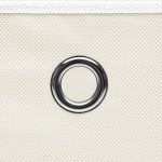vidaXL Cutii de depozitare, 4 buc., alb, 32x32x32 cm, textil vidaXL Cutii de depozitare, 4 buc., alb, 32x32x32 cm, textil
