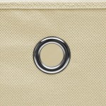 vidaXL Cutii depozitare cu capace 10 buc. crem, 32x32x32 cm, textil vidaXL Cutii depozitare cu capace 10 buc. crem, 32x32x32 cm, textil