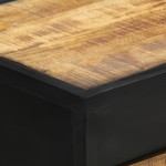 vidaXL Masă consolă, 110x35x75 cm, lemn de mango nefinisat vidaXL Masă consolă, 110x35x75 cm, lemn de mango nefinisat