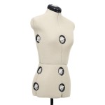 vidaXL Formă pentru rochie femeie reglabilă crem, dimensiune S 33-40 vidaXL Formă pentru rochie femeie reglabilă crem, dimensiune S 33-40