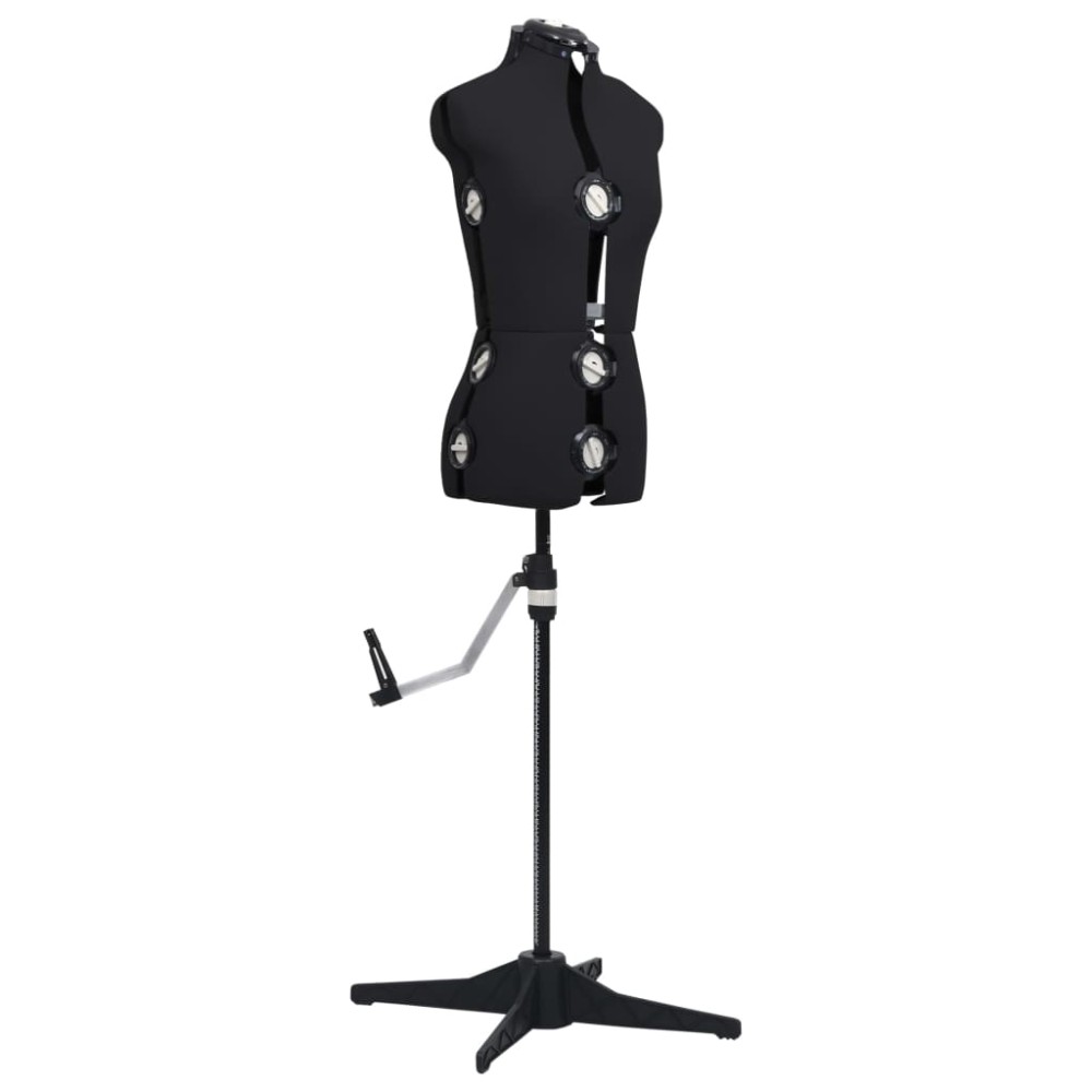vidaXL Formă pentru rochie femeie reglabilă negru, dimensiune S 33-40