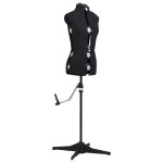 vidaXL Formă pentru rochie femeie reglabilă negru, dimensiune S 33-40 vidaXL Formă pentru rochie femeie reglabilă negru, dimensiune S 33-40