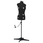 vidaXL Formă pentru rochie femeie reglabilă negru, dimensiune S 33-40 vidaXL Formă pentru rochie femeie reglabilă negru, dimensiune S 33-40
