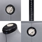 vidaXL Formă pentru rochie femeie reglabilă gri, dimensiune M 40-46 vidaXL Formă pentru rochie femeie reglabilă gri, dimensiune M 40-46