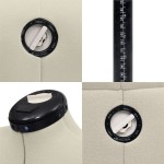 vidaXL Formă pentru rochie femeie reglabilă crem, dimensiune M 40-46 vidaXL Formă pentru rochie femeie reglabilă crem, dimensiune M 40-46