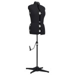 vidaXL Formă pentru rochie femeie reglabilă negru, dimensiune M 40-46 vidaXL Formă pentru rochie femeie reglabilă negru, dimensiune M 40-46