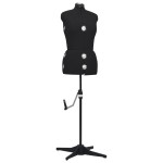 vidaXL Formă pentru rochie femeie reglabilă negru, dimensiune M 40-46 vidaXL Formă pentru rochie femeie reglabilă negru, dimensiune M 40-46