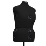 vidaXL Formă pentru rochie femeie reglabilă negru, dimensiune L 44-50 vidaXL Formă pentru rochie femeie reglabilă negru, dimensiune L 44-50