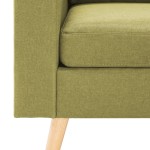 vidaXL Canapea cu 2 locuri, verde, material textil vidaXL Canapea cu 2 locuri, verde, material textil