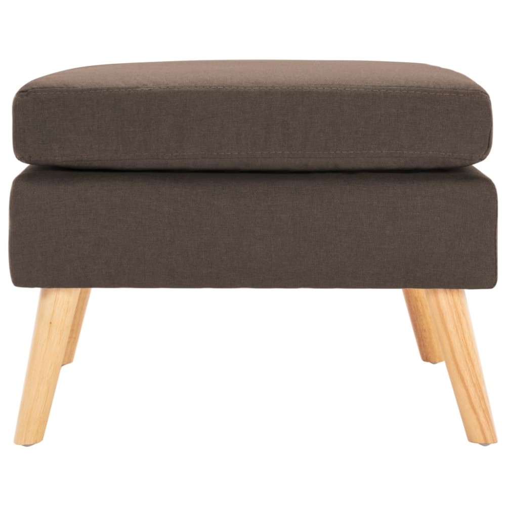 vidaXL Taburet, maro, material textil
