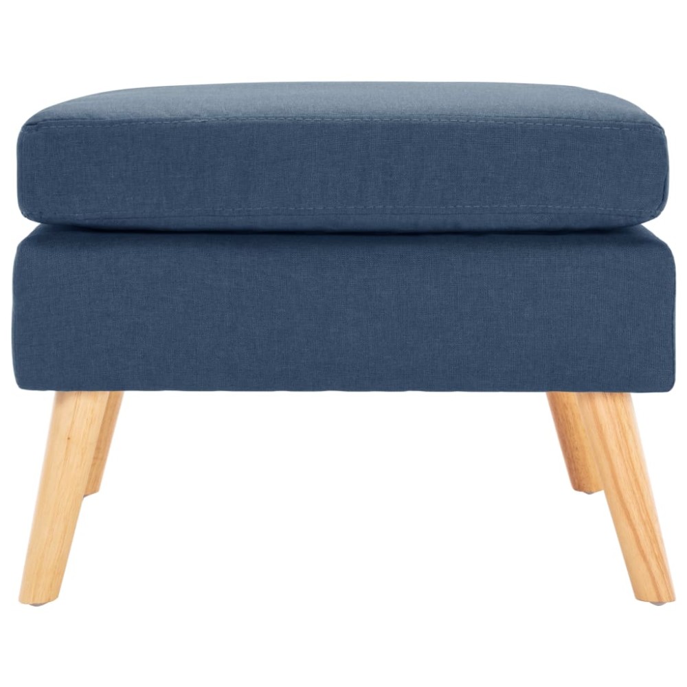 vidaXL Taburet, albastru, material textil