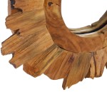 vidaXL Oglindă de perete, 40 cm, tec, rotund vidaXL Oglindă de perete, 40 cm, tec, rotund