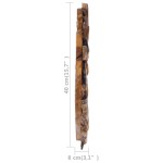 vidaXL Oglindă de perete, 40 cm, tec, rotund vidaXL Oglindă de perete, 40 cm, tec, rotund