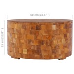 vidaXL Măsuță de cafea, 60 x 60 x 35 cm, lemn masiv de tec vidaXL Măsuță de cafea, 60 x 60 x 35 cm, lemn masiv de tec