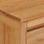 vidaXL Comodă TV, 115 x 30 x 40 cm, lemn masiv de tec vidaXL Comodă TV, 115 x 30 x 40 cm, lemn masiv de tec