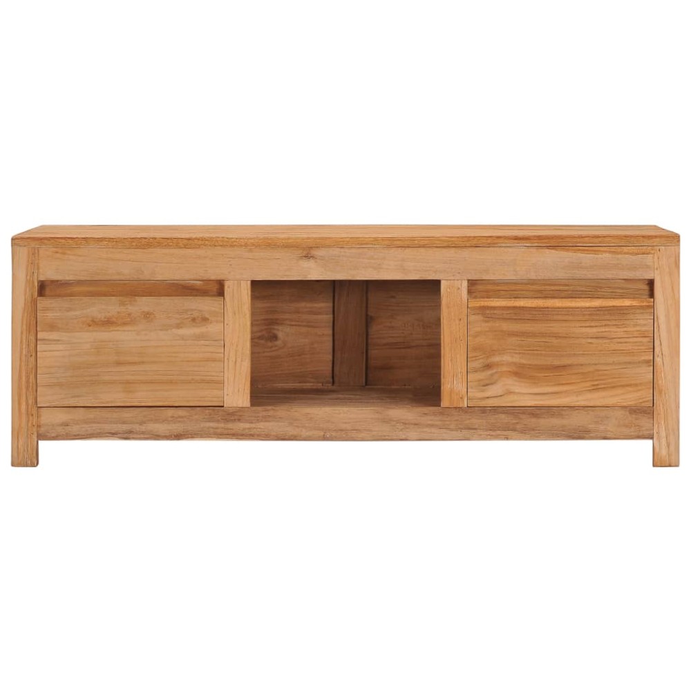 vidaXL Comodă TV, 100 x 30 x 35 cm, lemn masiv de tec