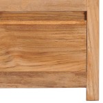 vidaXL Comodă TV, 100 x 30 x 35 cm, lemn masiv de tec