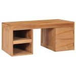 vidaXL Măsuță de cafea, 90x50x40 cm, lemn masiv de tec vidaXL Măsuță de cafea, 90x50x40 cm, lemn masiv de tec