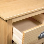 vidaXL Servantă Hill, 46x35x80 cm, lemn masiv de pin