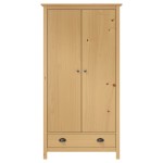 vidaXL Șifonier cu 2 uși Hill, 89x50x170 cm, lemn masiv de pin