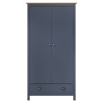 vidaXL Șifonier cu 2 uși Hill, gri, 89x50x170 cm, lemn masiv pin vidaXL Șifonier cu 2 uși Hill, gri, 89x50x170 cm, lemn masiv pin