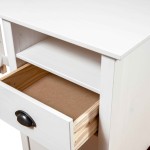 vidaXL Birou Hill cu 3 sertare, 120x50x74 cm, lemn masiv de pin