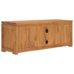 vidaXL Comodă TV, 110 x 30 x 40 cm, lemn masiv de tec