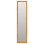vidaXL Oglindă de perete cu rafturi, 30x30x120 cm, lemn masiv de tec vidaXL Oglindă de perete cu rafturi, 30x30x120 cm, lemn masiv de tec