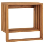 vidaXL Suport prosoape de perete, 35 x 20 x 35 cm, lemn masiv de tec vidaXL Suport prosoape de perete, 35 x 20 x 35 cm, lemn masiv de tec