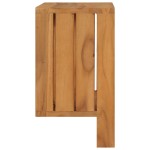 vidaXL Suport prosoape de perete, 35 x 20 x 35 cm, lemn masiv de tec vidaXL Suport prosoape de perete, 35 x 20 x 35 cm, lemn masiv de tec