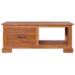 vidaXL Comodă TV, 90x50x37 cm, lemn masiv de tec