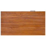 vidaXL Comodă TV, 90x50x37 cm, lemn masiv de tec