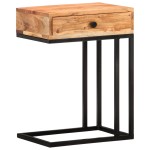 vidaXL Masă laterală formă U, 45 x 30 x 61 cm, lemn masiv de acacia vidaXL Masă laterală formă U, 45 x 30 x 61 cm, lemn masiv de acacia