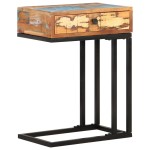 vidaXL Masă laterală formă U, 45 x 30 x 61 cm, lemn masiv reciclat vidaXL Masă laterală formă U, 45 x 30 x 61 cm, lemn masiv reciclat